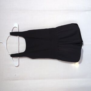 Embrace Your Love Black Athletic Tank Romper Size Small